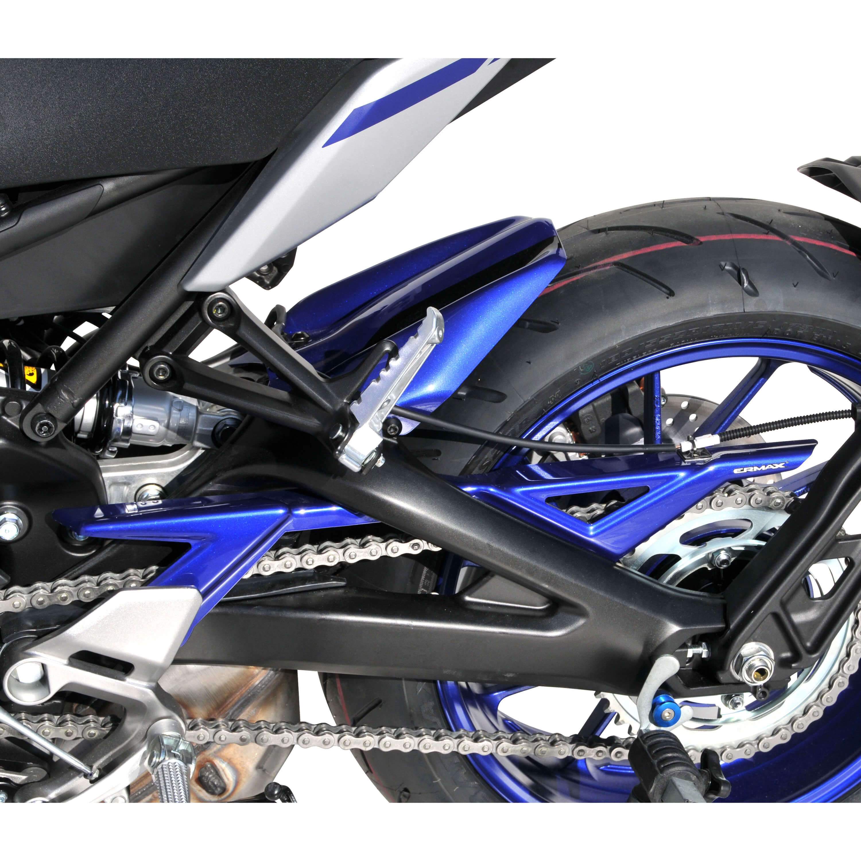 Ermax Hugger | Metallic Blue/Metallic Black (Yamaha Blue/Brilliant Black) | Yamaha MT-09 2017>2020 - Shop name