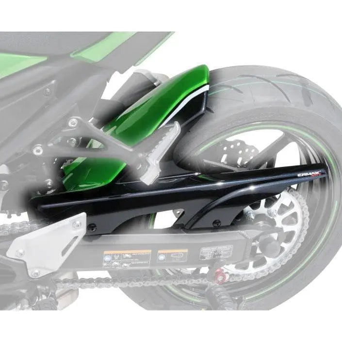 Ermax Hugger | Metallic Green/Metallic Black (Candy Lime Green/Spark Black) | Kawasaki Z 900 2017>2018 - Shop name