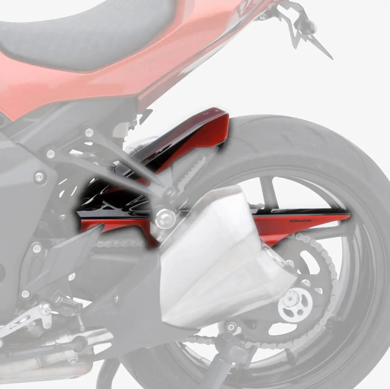 Ermax Hugger | Metallic Orange/Metallic Black (Candy Burnt Orange/Spark Black) | Kawasaki Z 1000 2014>2014 - Shop name