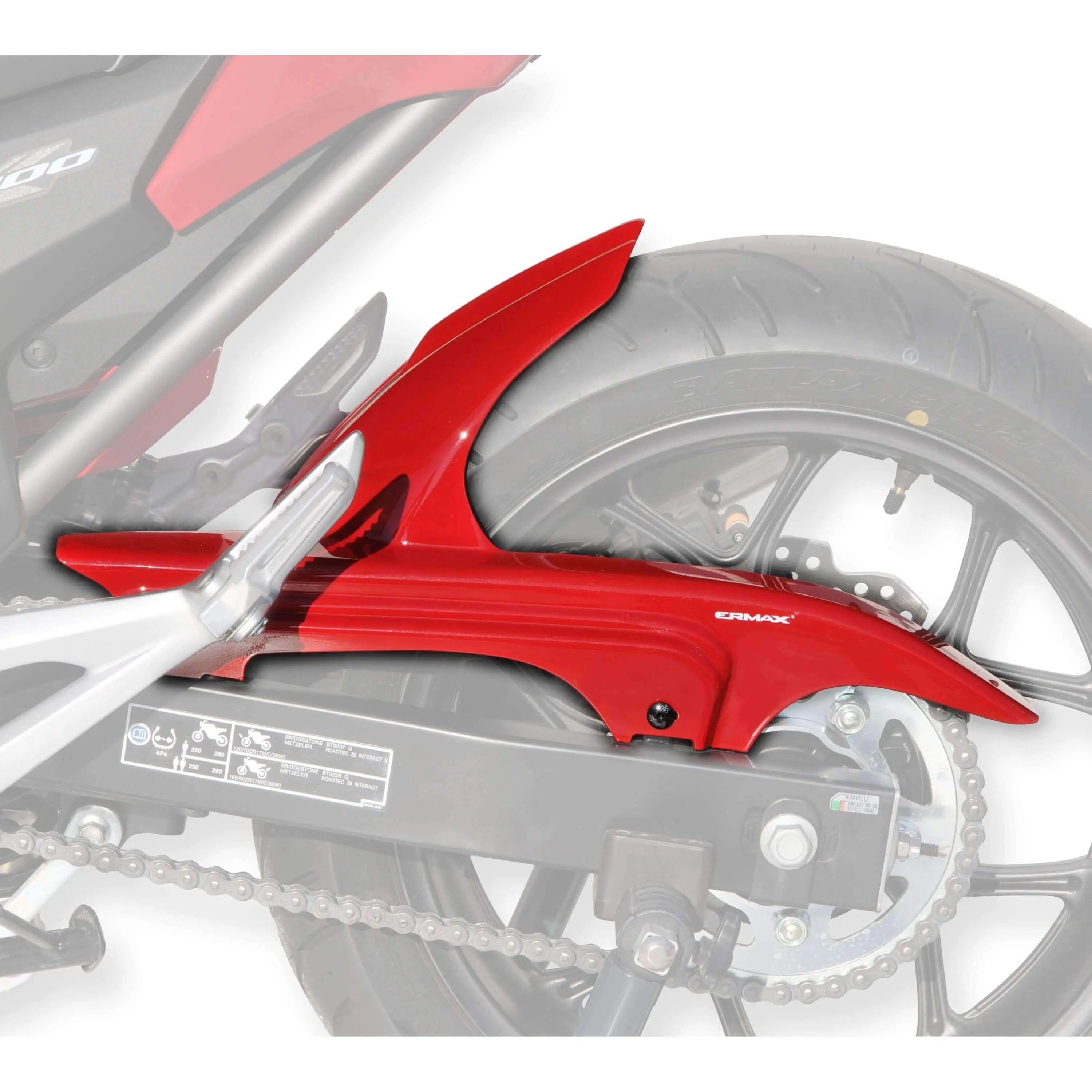 Ermax Hugger | Metallic Red (Candy Arcadian Red) | Honda NC 750 X 2014>2015 - Shop name