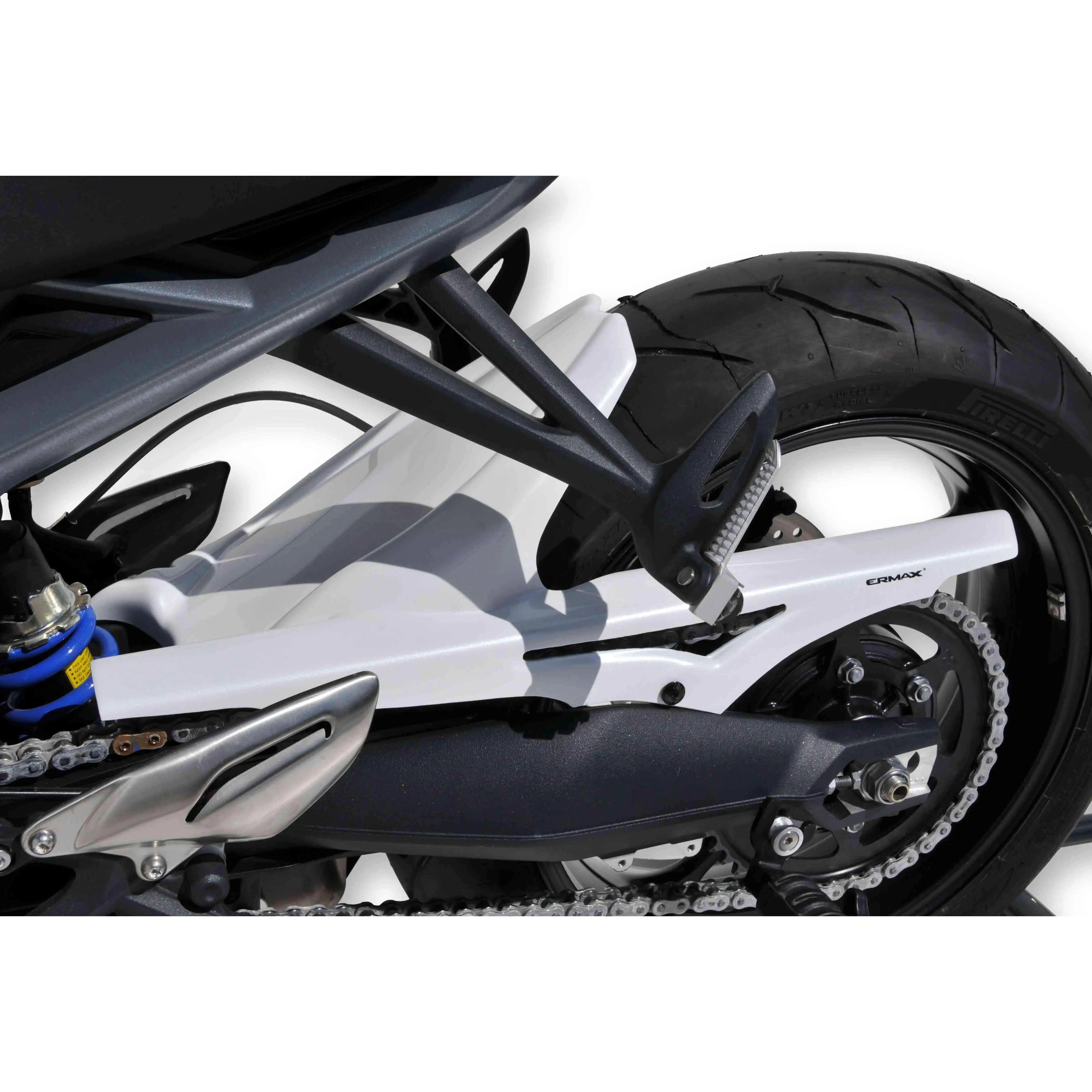 Ermax Hugger | Metallic White (Crystal White) | Triumph Street Triple 675 2013>2015 - Shop name