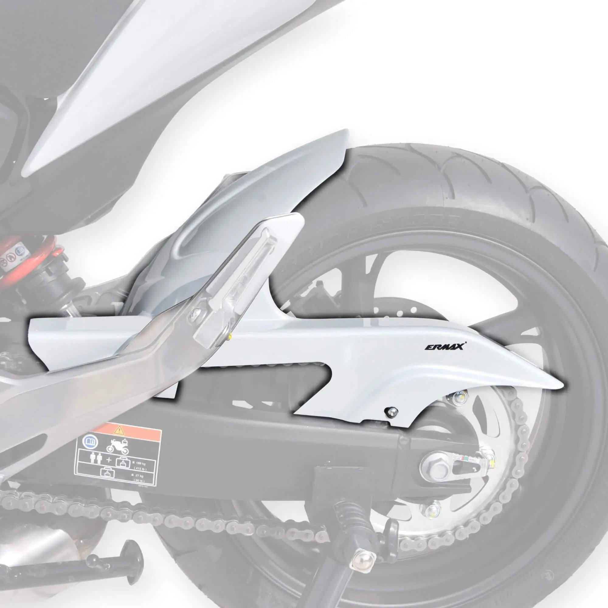 Ermax Hugger | Metallic White (Pearl Cool White) | Honda CB 600 F Hornet 2011>2012 - Shop name