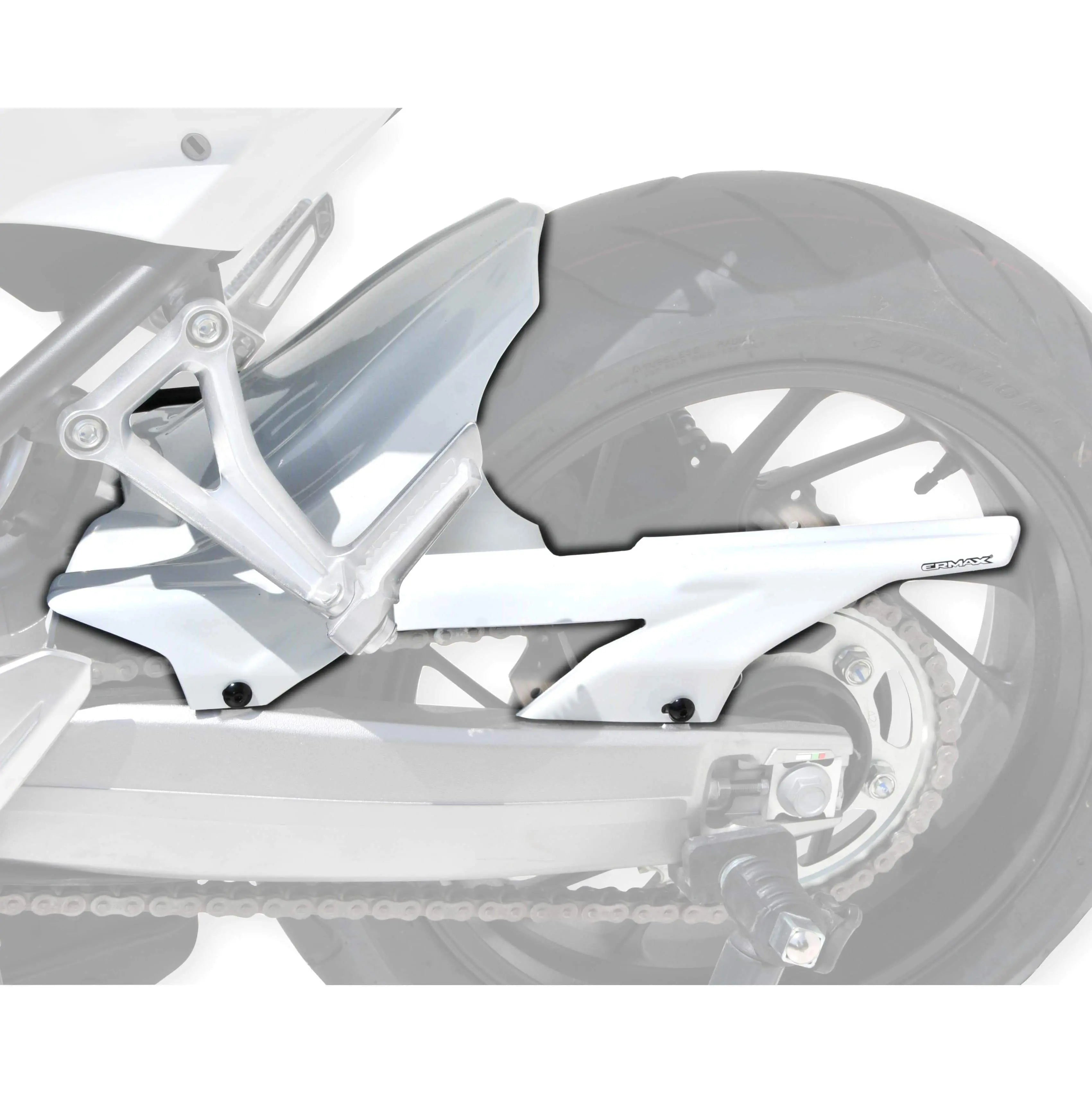 Ermax Hugger | Metallic White (Pearl Himalaya White) | Honda CB 650 F 2014>2015 - Shop name
