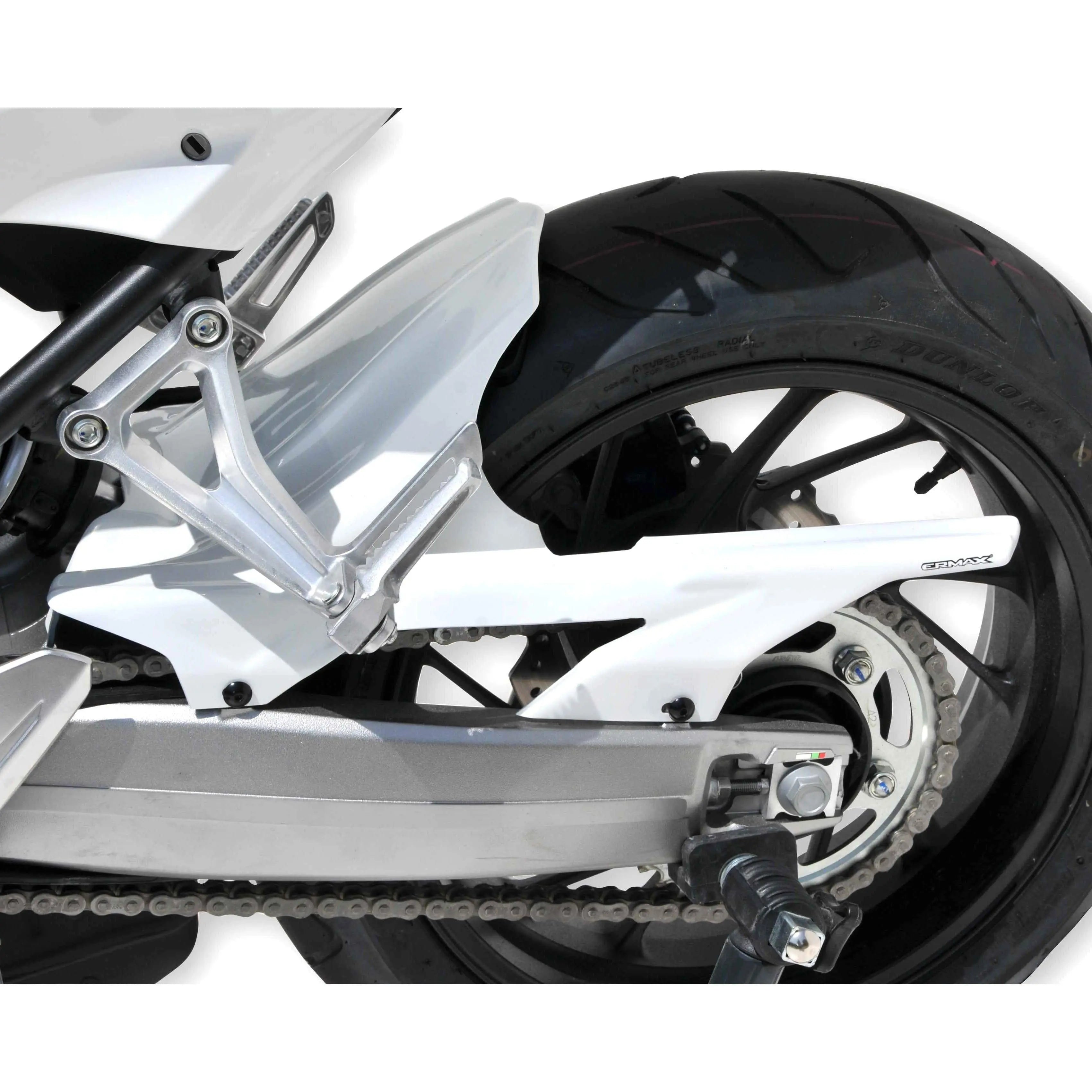 Ermax Hugger | Metallic White (Pearl Himalaya White) | Honda CB 650 F 2014>2015 - Shop name