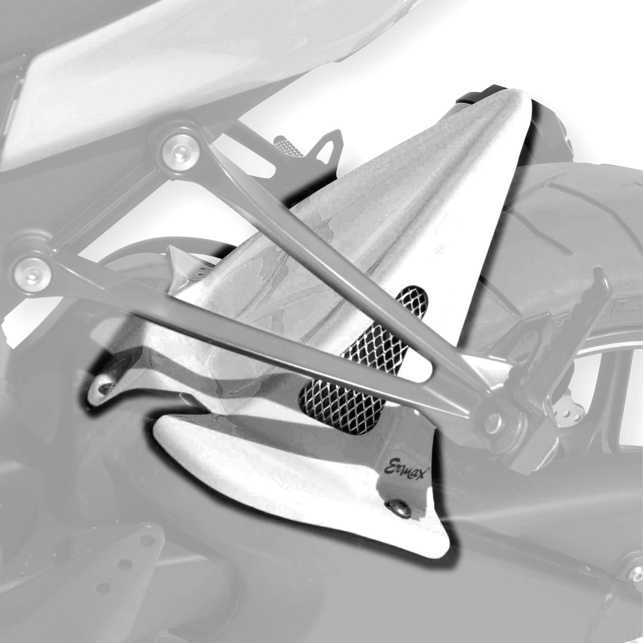 Ermax Hugger | Metallic White (Pearl Stardust White) | Kawasaki ZX10-R 2009>2010 - Shop name