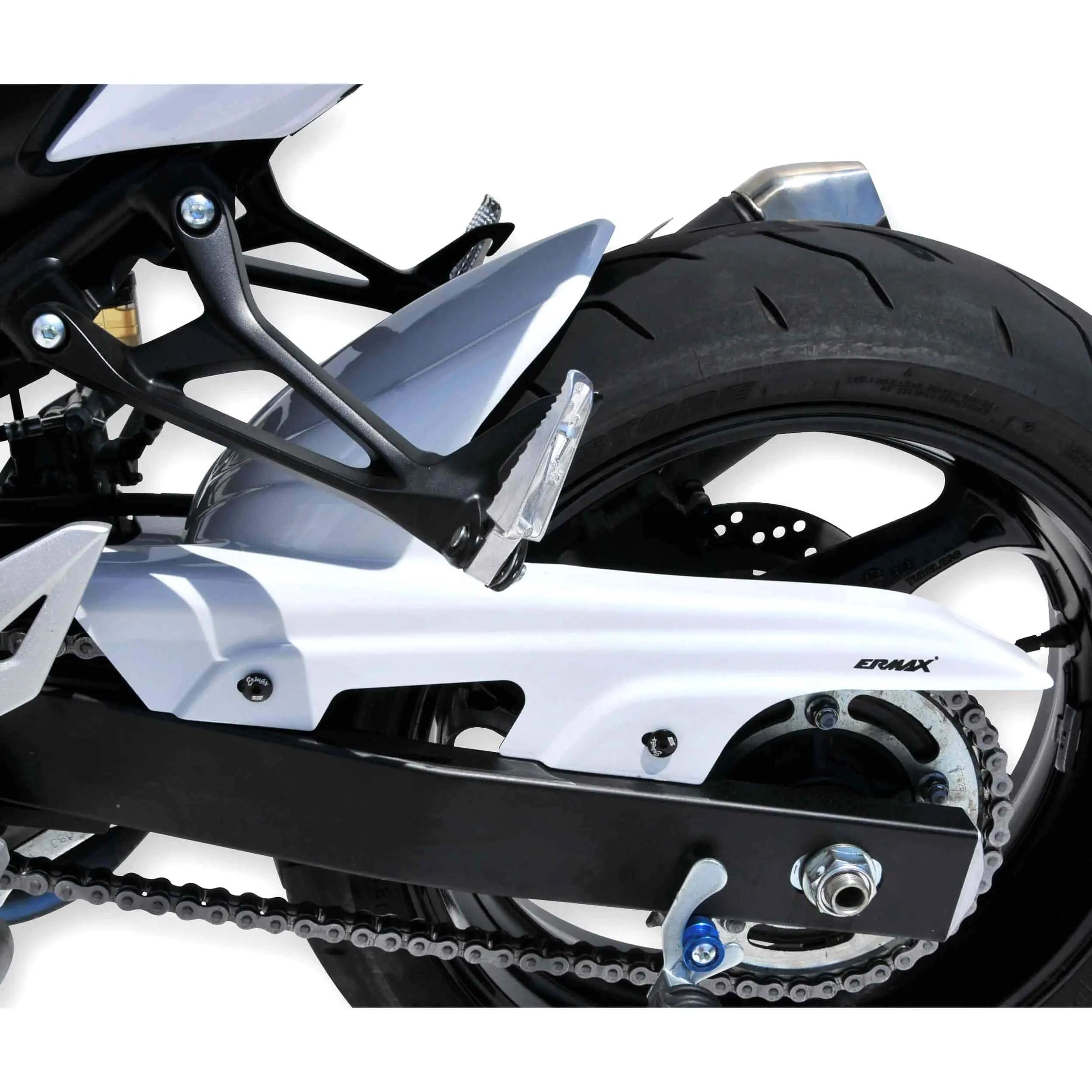 Ermax Hugger | Metallic White (White Glacier) | Suzuki GSR 750 2011>2015 - Shop name