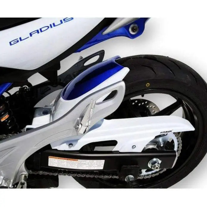 Ermax Hugger | Metallic White/Metallic Blue (Pearl Still White/Deep Blue) | Suzuki SFV 650 Gladius 2010>2010 - Shop name