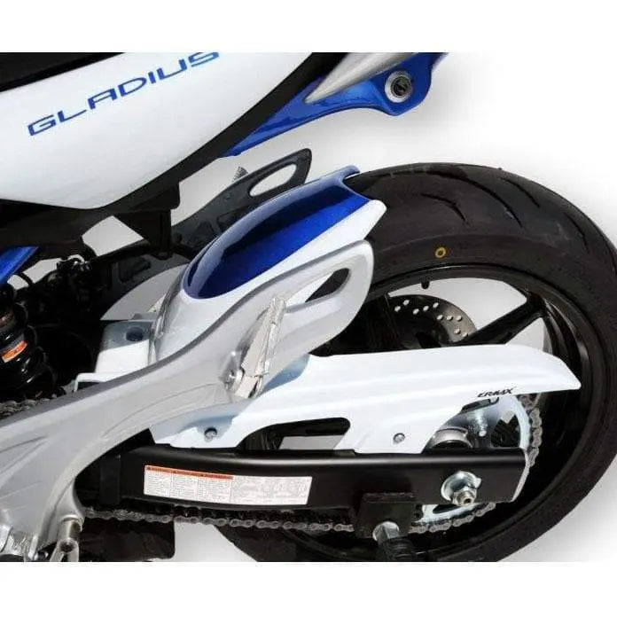 Ermax Hugger | Metallic White/Metallic Blue (Pearl Still White/Triton Blue) | Suzuki SFV 650 Gladius 2009>2009 - Shop name