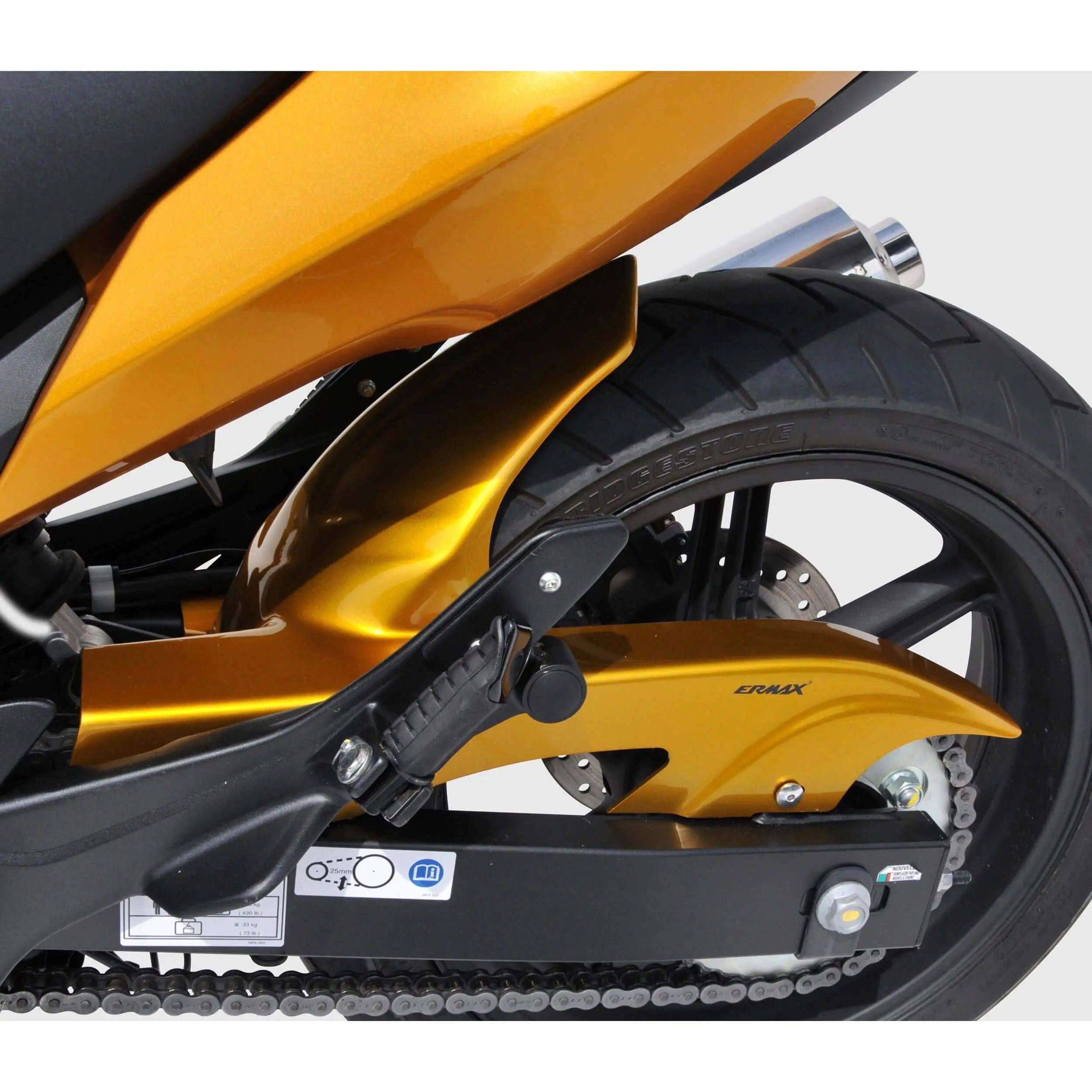 Ermax Hugger | Metallic Yellow (Pearl Amber Yellow) | Honda CBF 1000 FA 2010>2012 - Shop name