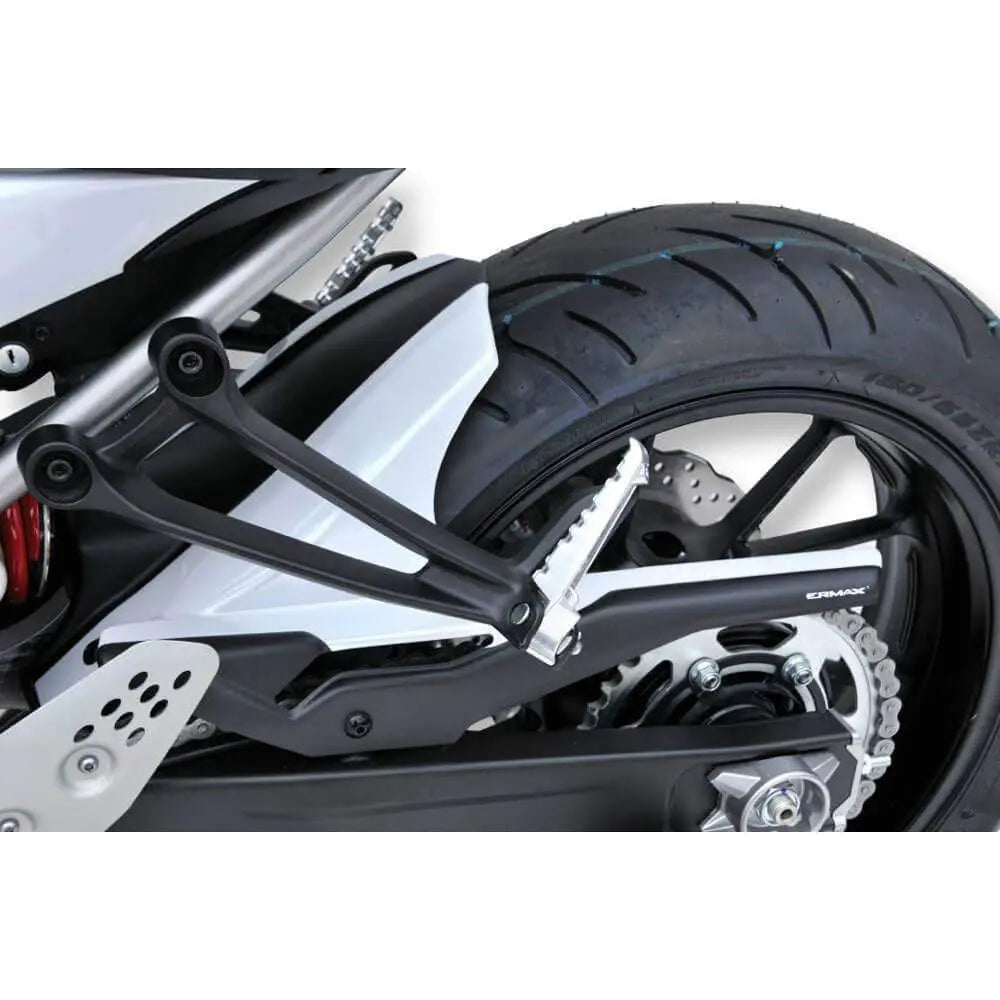 Ermax Hugger | White/Matte Black (Bluish White Cocktail/Matte Black) | Yamaha MT-07 2014>2015 - Shop name