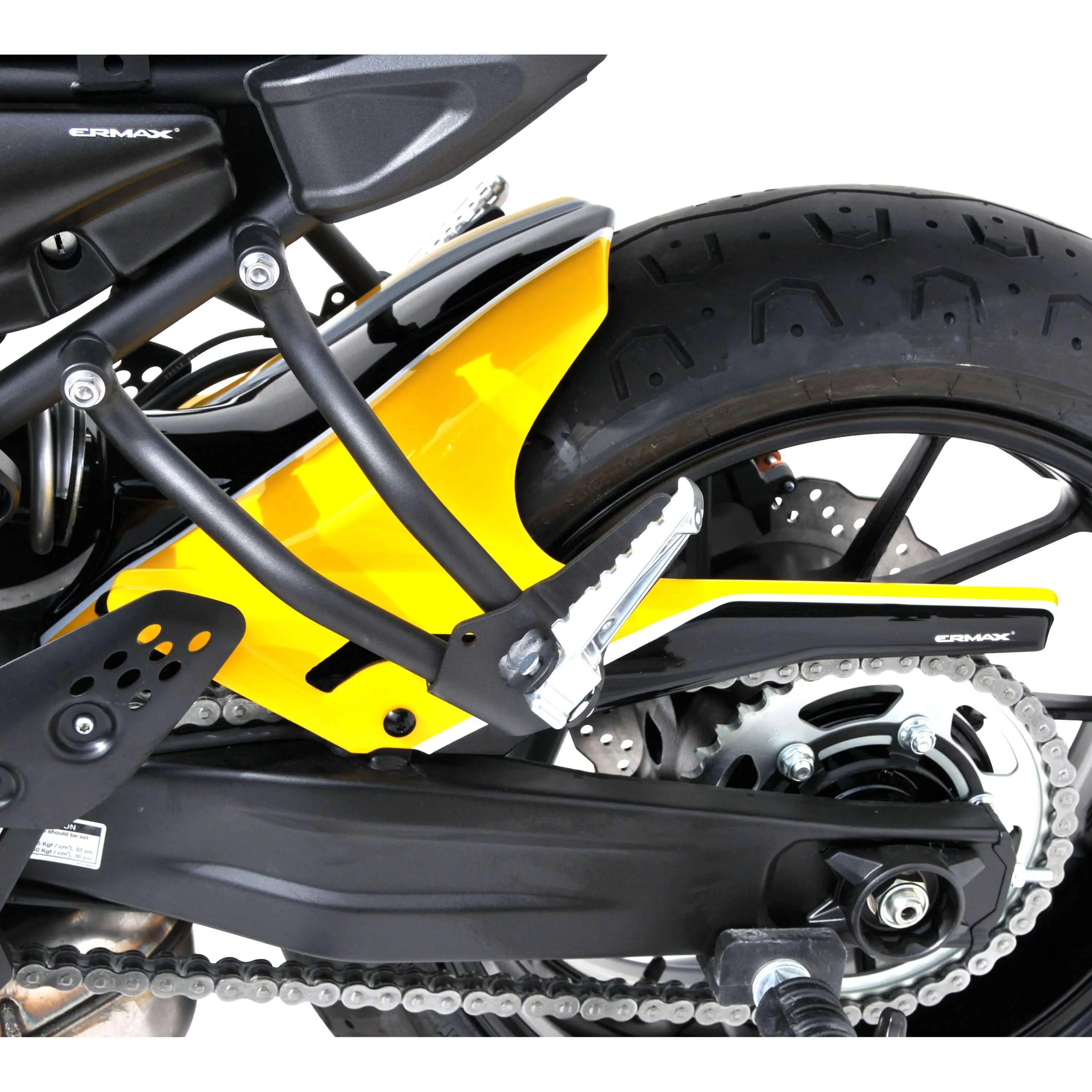 Ermax Hugger | Yellow/Black/White (60th Anniversary Colours) | Yamaha XSR 700 2016>2017 - Shop name