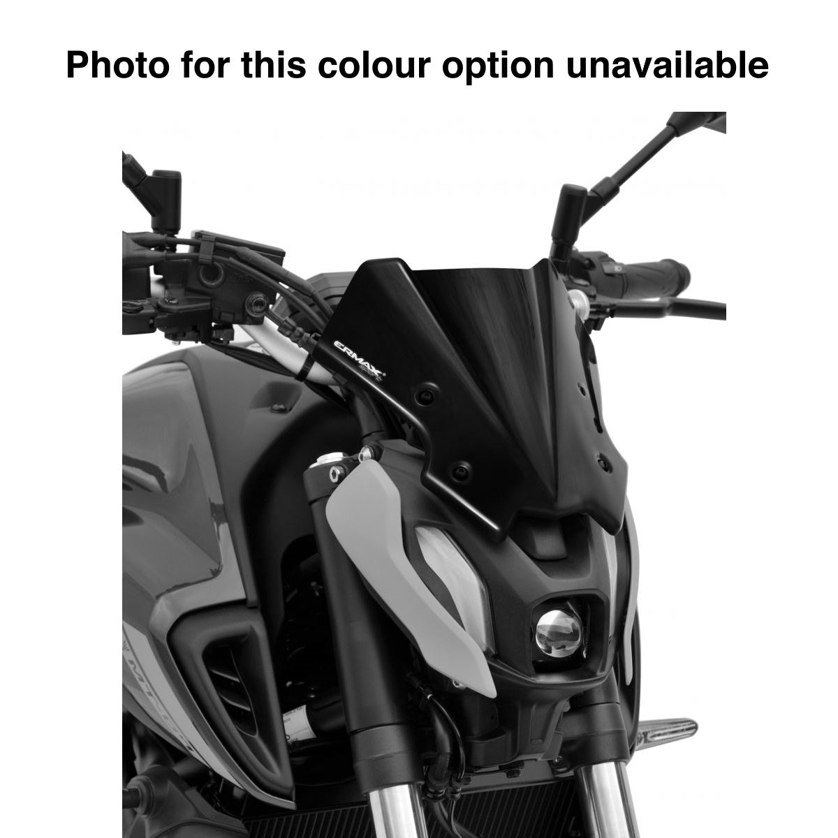 Ermax Hypersport Screen | Dark Smoke | Yamaha MT-07 2021>2024 - Pyramid Motorcycle Accessories