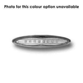 Ermax Mini LED Indicators Almond Shaped | White with Black Trim - Shop name