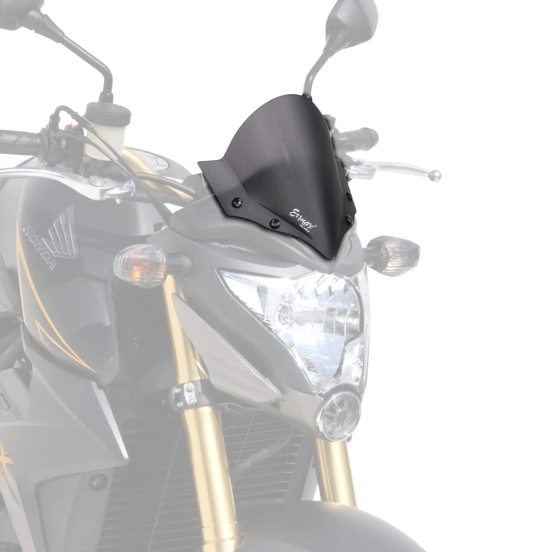 Ermax Nose Fairing | Black with Satin Black (Opaque) Screen | Honda CB 1000 R 2008>2017 - Shop name