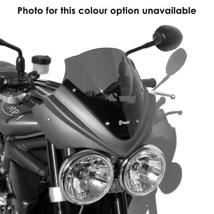 Ermax Nose Fairing | Brushed Aluminium with Dark Smoke Screen | Yamaha MT-01 2006>2008 - Shop name