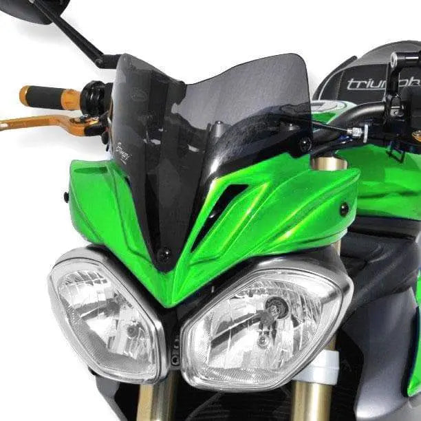 Ermax Nose Fairing | Cosmic Green with Dark Smoke Screen | Triumph Street Triple 675 2013>2013 - Shop name