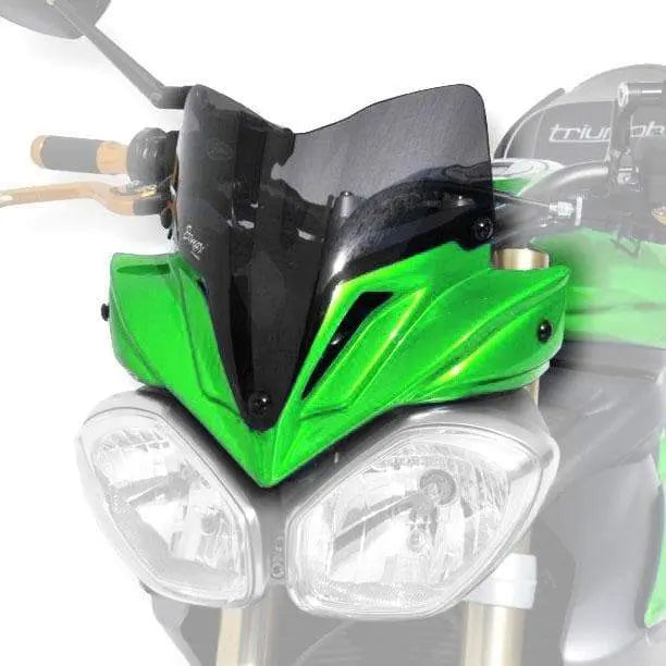Ermax Nose Fairing | Cosmic Green with Dark Smoke Screen | Triumph Street Triple 675 2013>2013 - Shop name