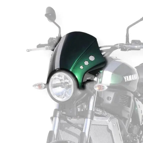 Ermax Nose Fairing | Metallic Green/Metallic Grey (Forest Green/Metallic Grey) | Yamaha XSR 700 2016>2018 - Shop name