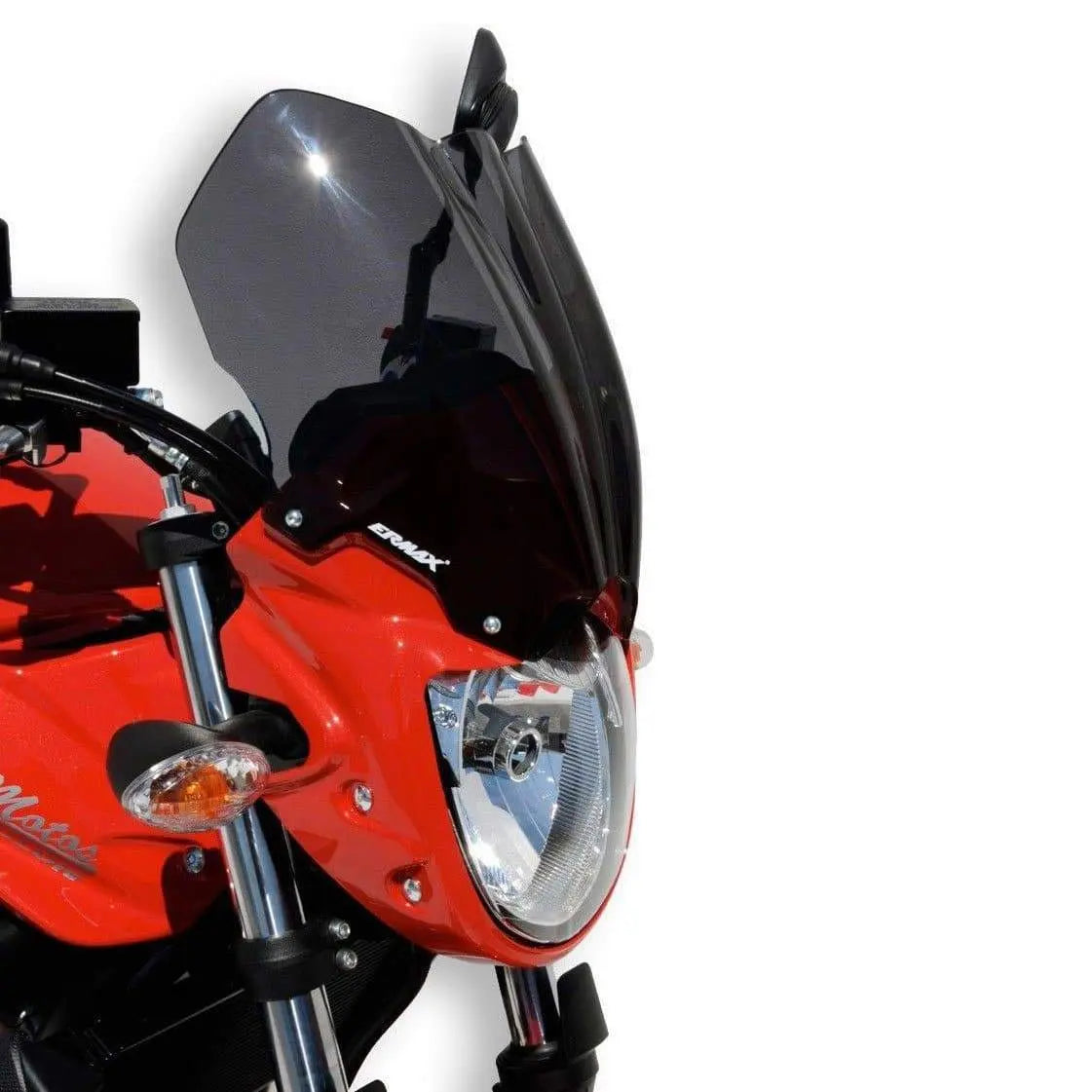 Ermax Nose Fairing | Metallic Red with Dark Smoke Screen | Suzuki GSF 650 Bandit 2009>2015 - Shop name
