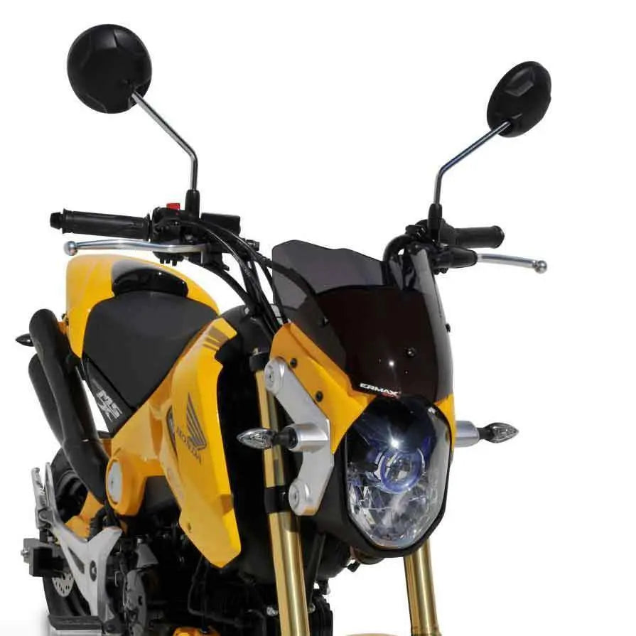 Ermax Nose Fairing | Yellow with Dark Smoke Screen | Honda MSX 125 2013>2016 - Shop name
