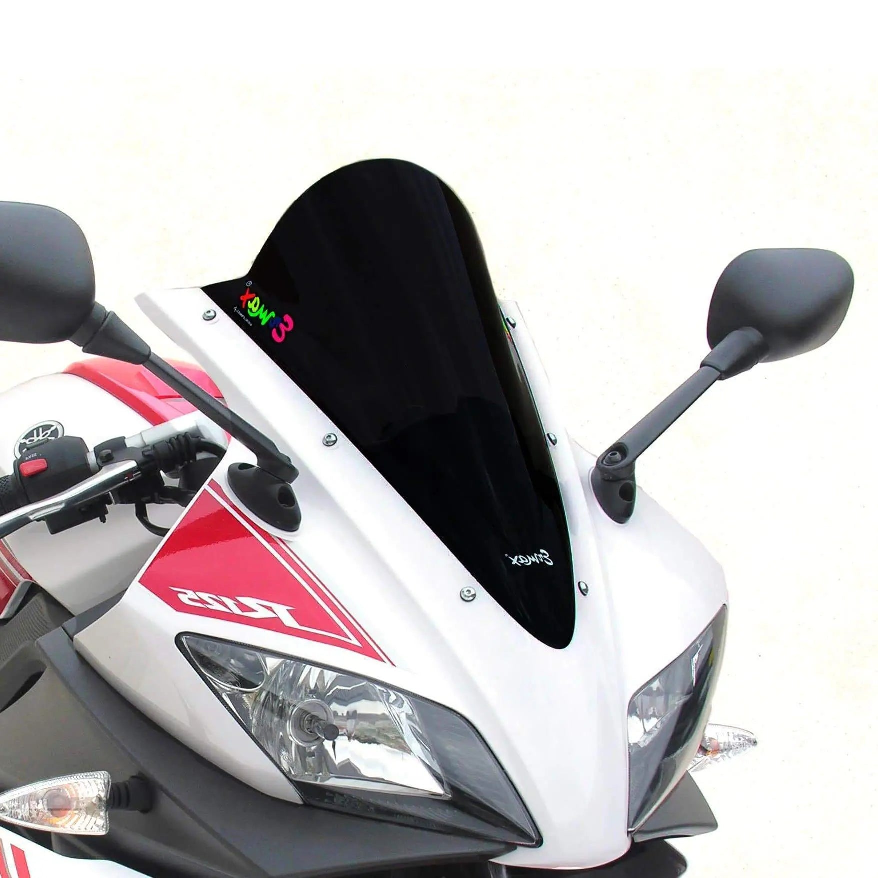 Ermax Racing Screen | Black (Opaque) | Yamaha YZF-125 R 2008>2014 - Shop name
