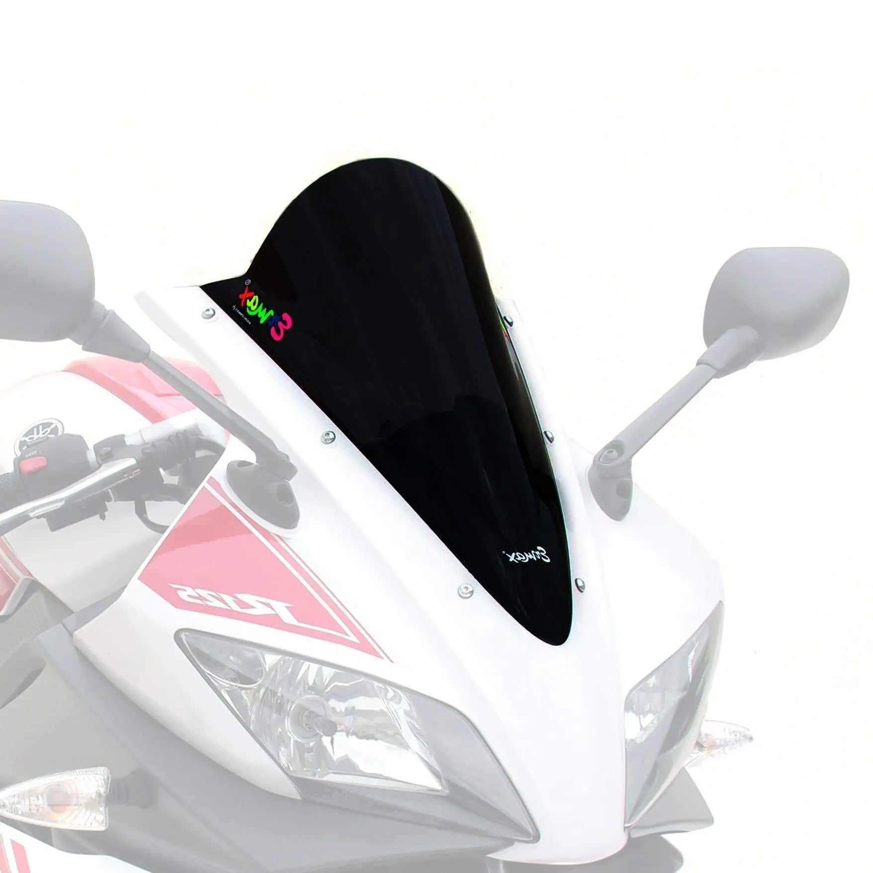 Ermax Racing Screen | Black (Opaque) | Yamaha YZF-125 R 2008>2014 - Shop name