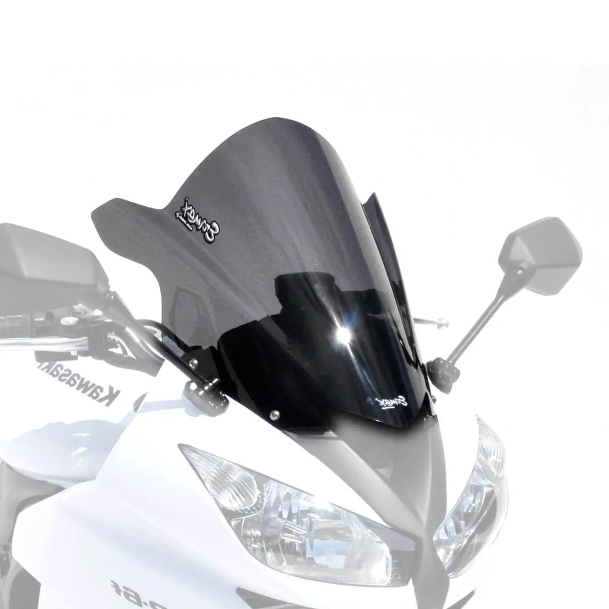 Ermax Racing Screen | Dark Smoke | Kawasaki ER-6F 2009>2011 - Shop name