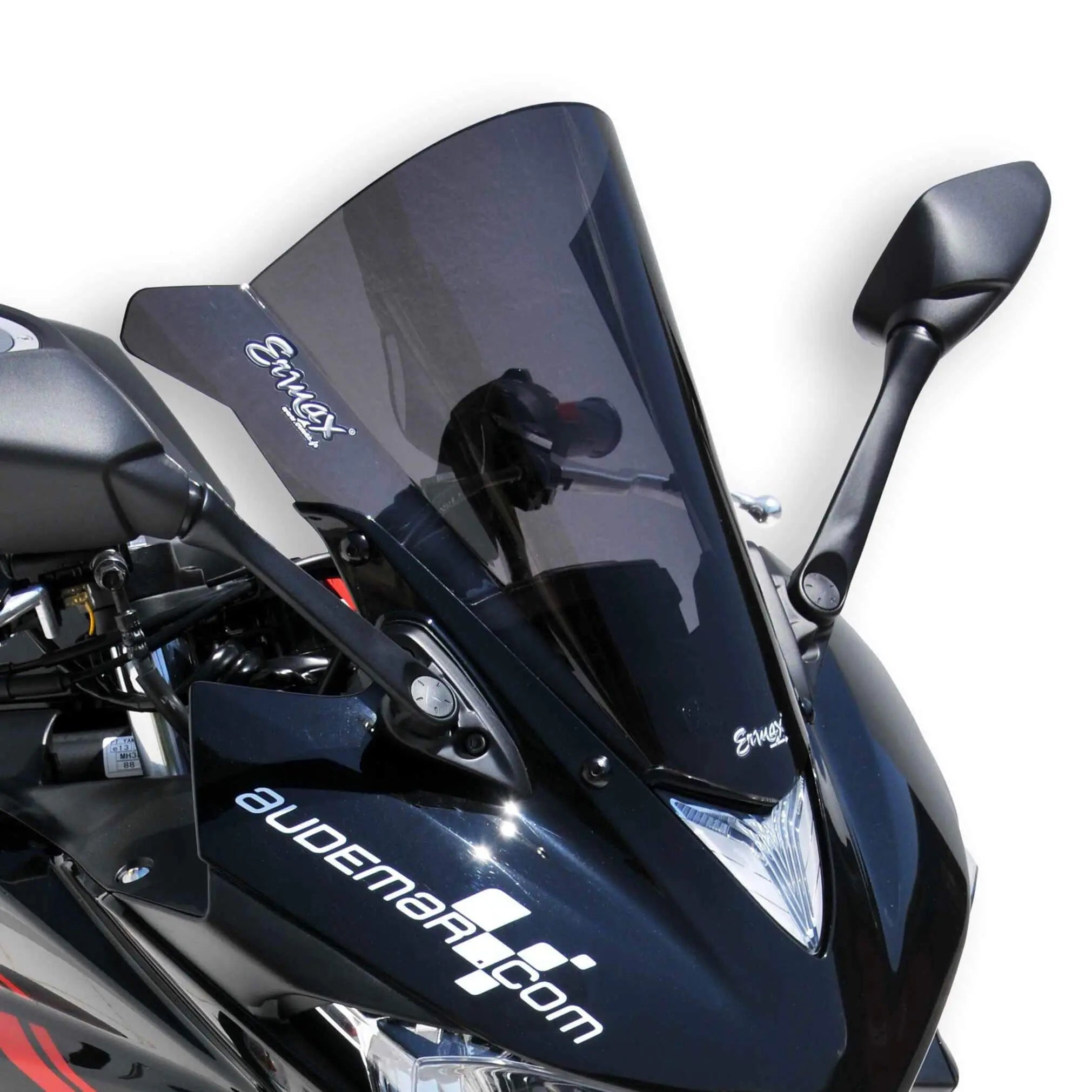 Ermax Racing Screen | Dark Smoke | Yamaha YZF-R3 2015>2018 - Shop name