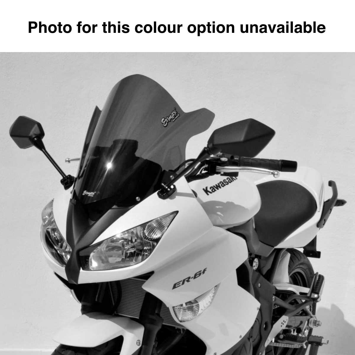 Ermax Racing Screen | Light Smoke | Kawasaki ER-6F 2009>2011 - Pyramid Motorcycle Accessories
