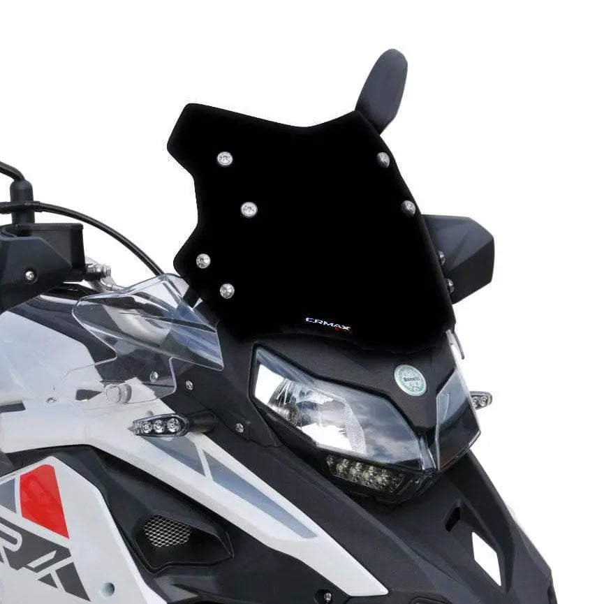 Ermax Racing Screen | Satin Black (Opaque) | Benelli TRK 502 2017>2022 - Shop name