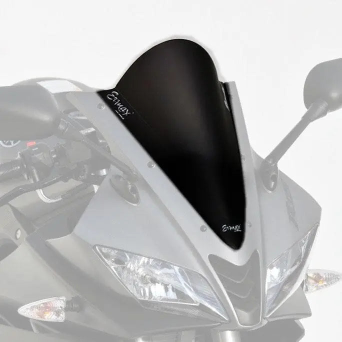 Ermax Racing Screen | Satin Black (Opaque) | Yamaha YZF-125 R 2015>2018 - Shop name