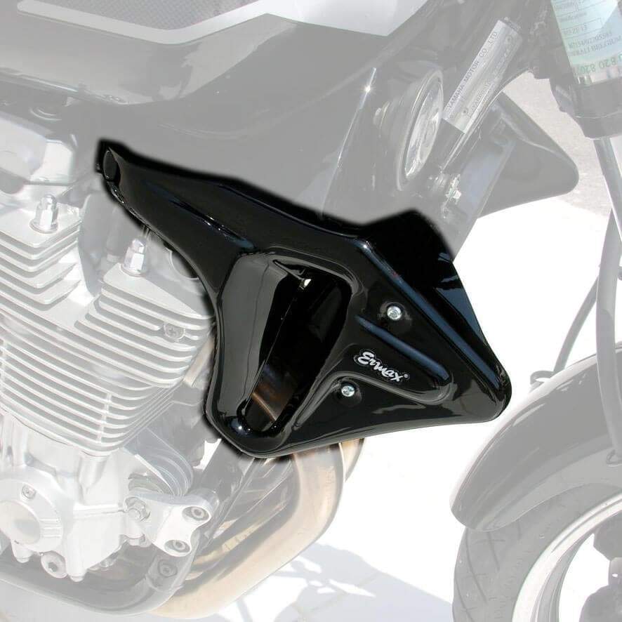 Ermax Radiator Cheeks | Gloss Black (Diablo Black) | Yamaha XJR 1300 1999>2014 - Shop name