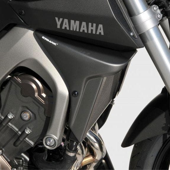 Ermax Radiator Cheeks | Matte Black | Yamaha MT-09 2014>2015 - Shop name
