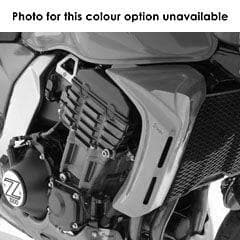 Ermax Radiator Cheeks | Metallic Black (Metallic Spark Black) | Kawasaki Z 1000 2004>2006 - Shop name