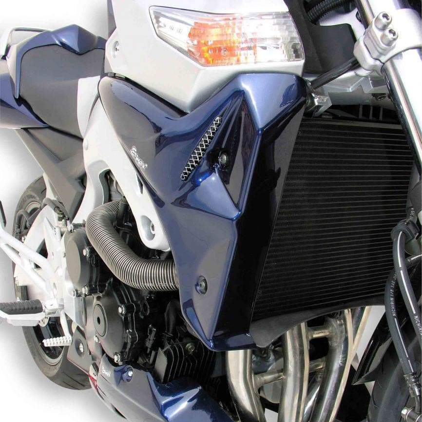 Ermax Radiator Cheeks | Metallic Blue (Candy Indy Blue) | Suzuki GSR 600 2006>2011 - Shop name