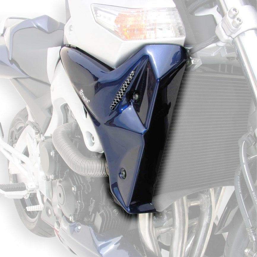 Ermax Radiator Cheeks | Metallic Blue (Candy Indy Blue) | Suzuki GSR 600 2006>2011 - Shop name