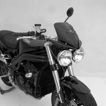 Ermax Screen for Ermax Nose Fairing | Black (Opaque) | Triumph Speed Triple 1050 2008>2010 - Shop name
