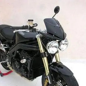 Ermax Screen for Triumph Nose Fairing | Black (Opaque) | Triumph Speed Triple 1050 2005>2010 - Shop name
