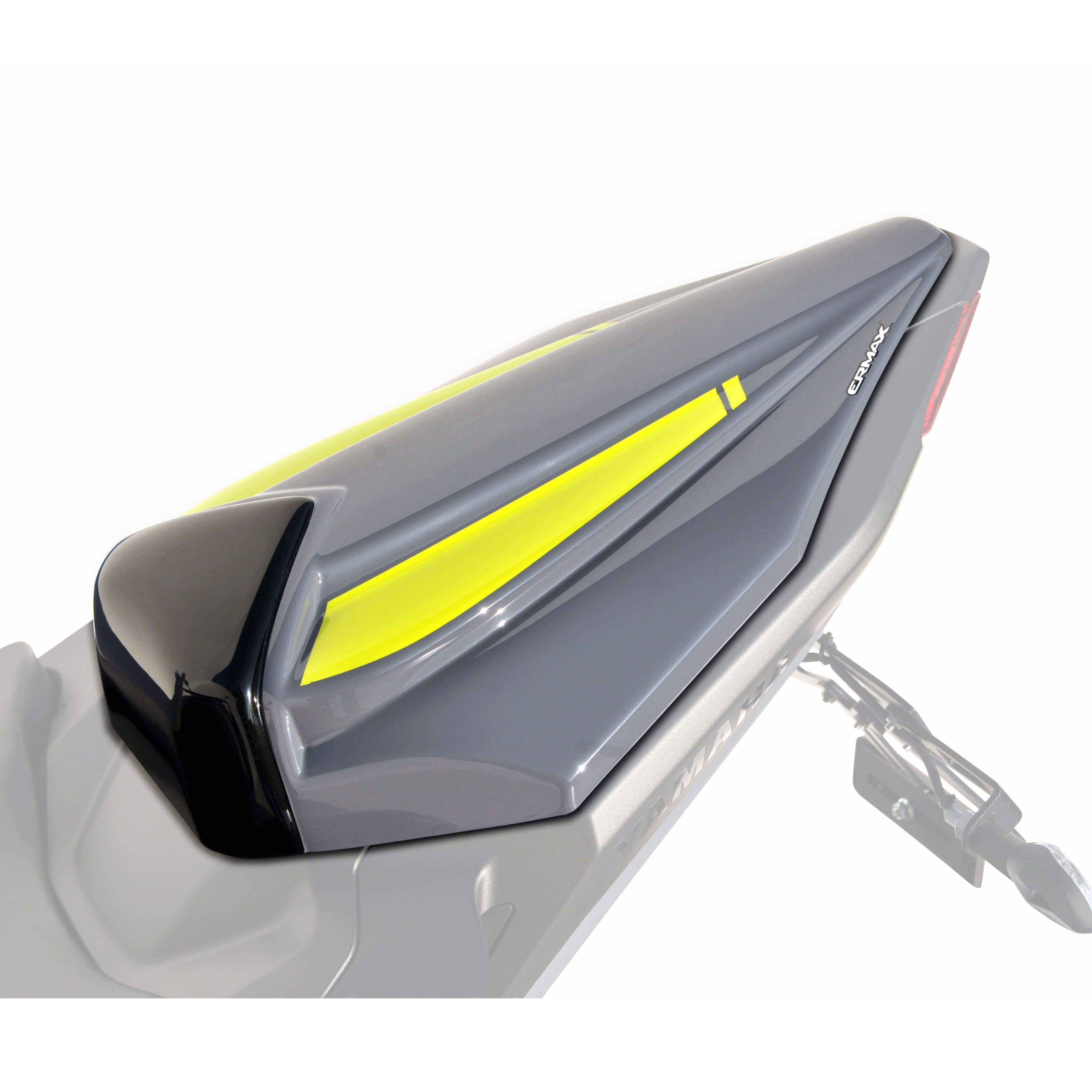 Ermax Seat Cowl | Gloss Yellow/Gloss Grey (Night Fluo Yellow/Nimbus Grey) | Yamaha MT-07 2016>2017 - Shop name