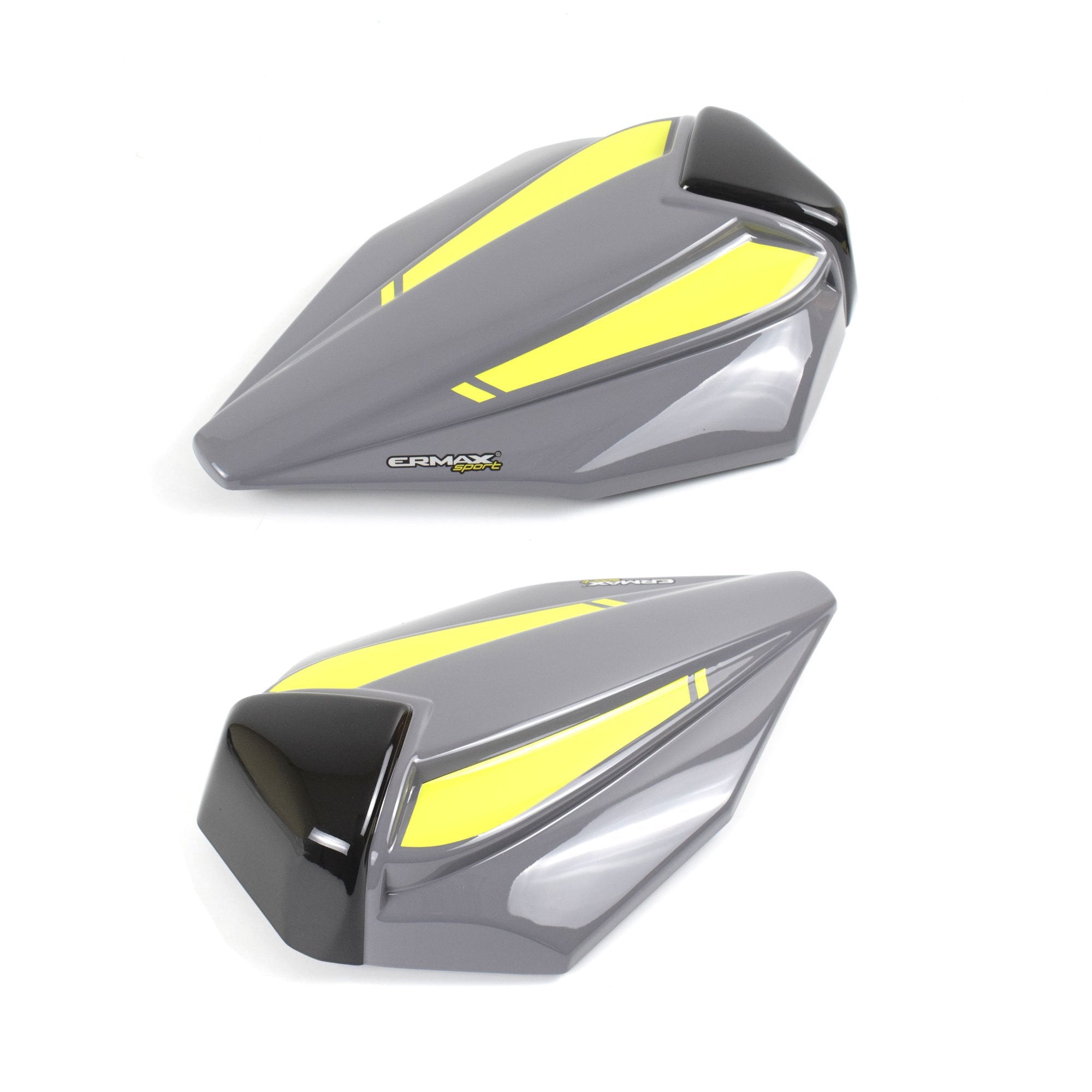 Ermax Seat Cowl | Gloss Yellow/Gloss Grey (Night Fluo Yellow/Nimbus Grey) | Yamaha MT-07 2016>2017 - Shop name