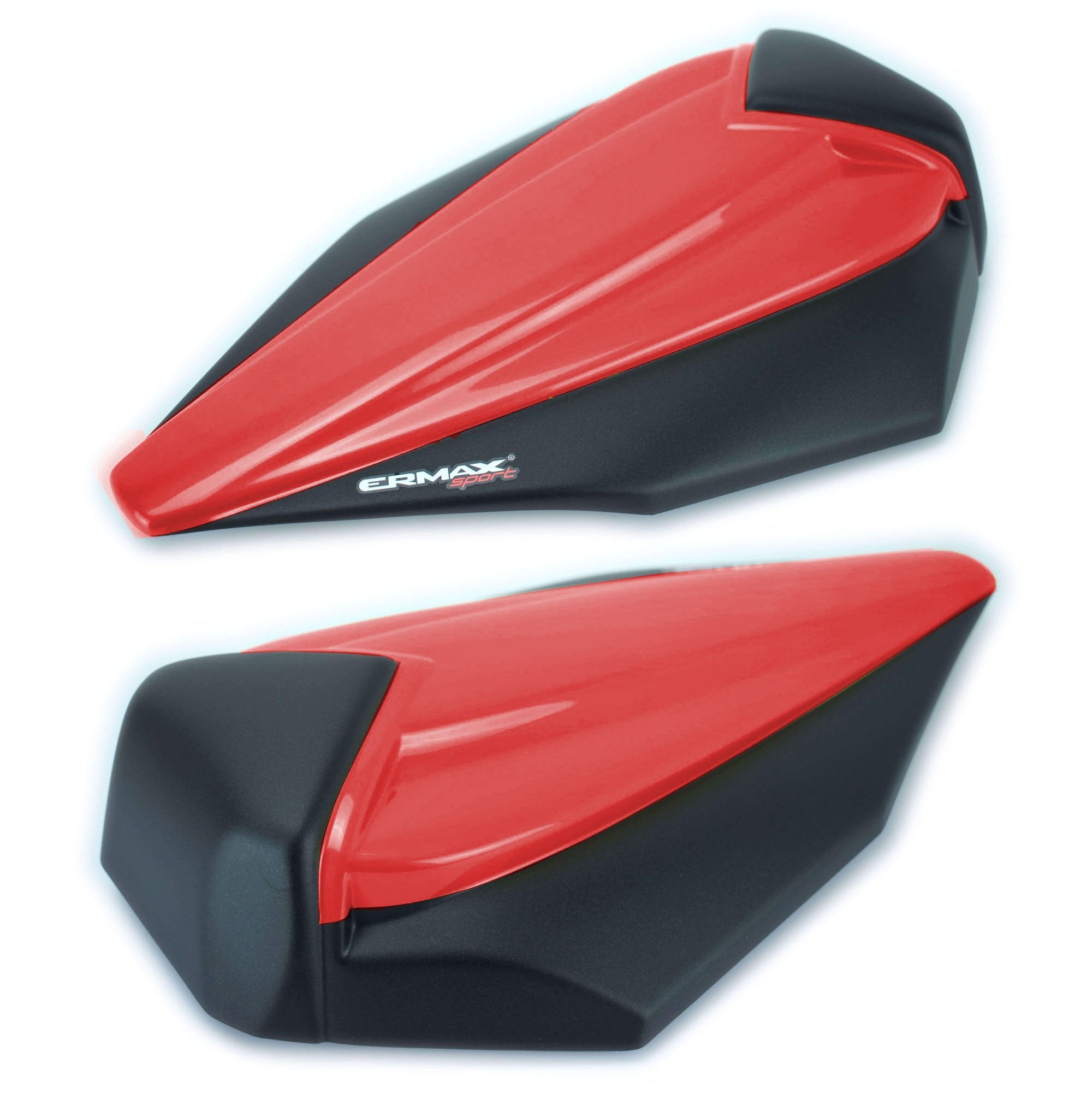 Ermax Seat Cowl | Matte Black/Metallic Red (Matte Black/Vivid Red Cocktail) | Yamaha MT-07 2014>2014 - Shop name
