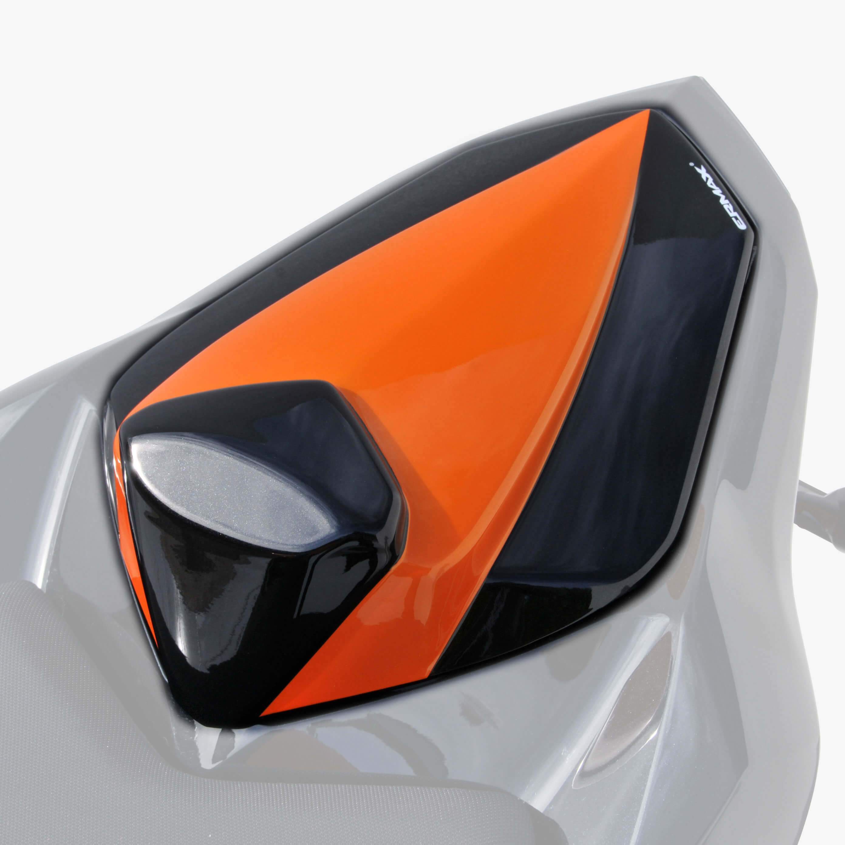Ermax Seat Cowl | Met Orange /Met Black (Pearl Blazing Orange/Black Spark) | Kawasaki Z 800 E 2013>2013 - Shop name