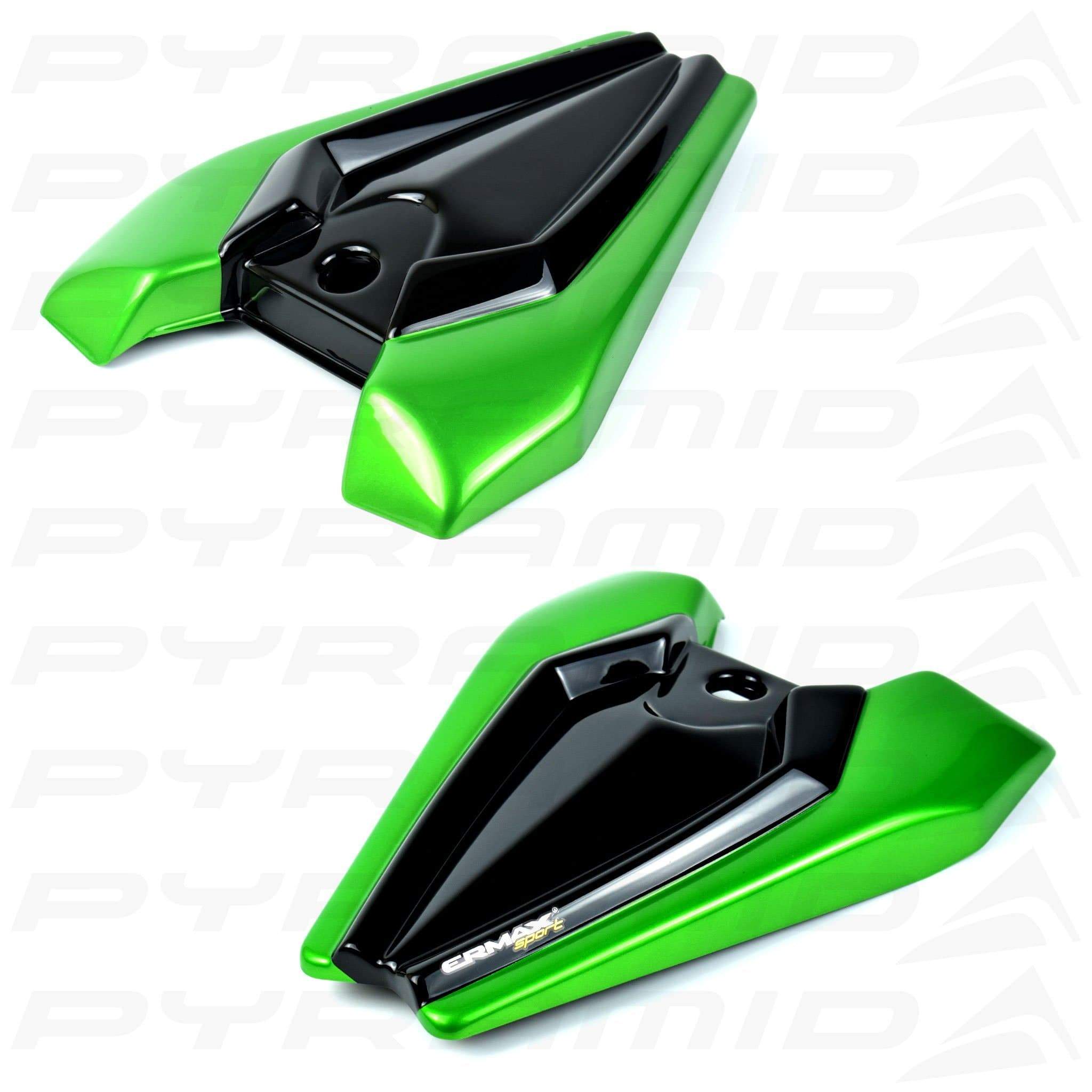 Ermax Seat Cowl | Metallic Green/Metallic Black (Golden Blazed Green/Spark Black) | Kawasaki Z 1000 2015>2017 - Shop name