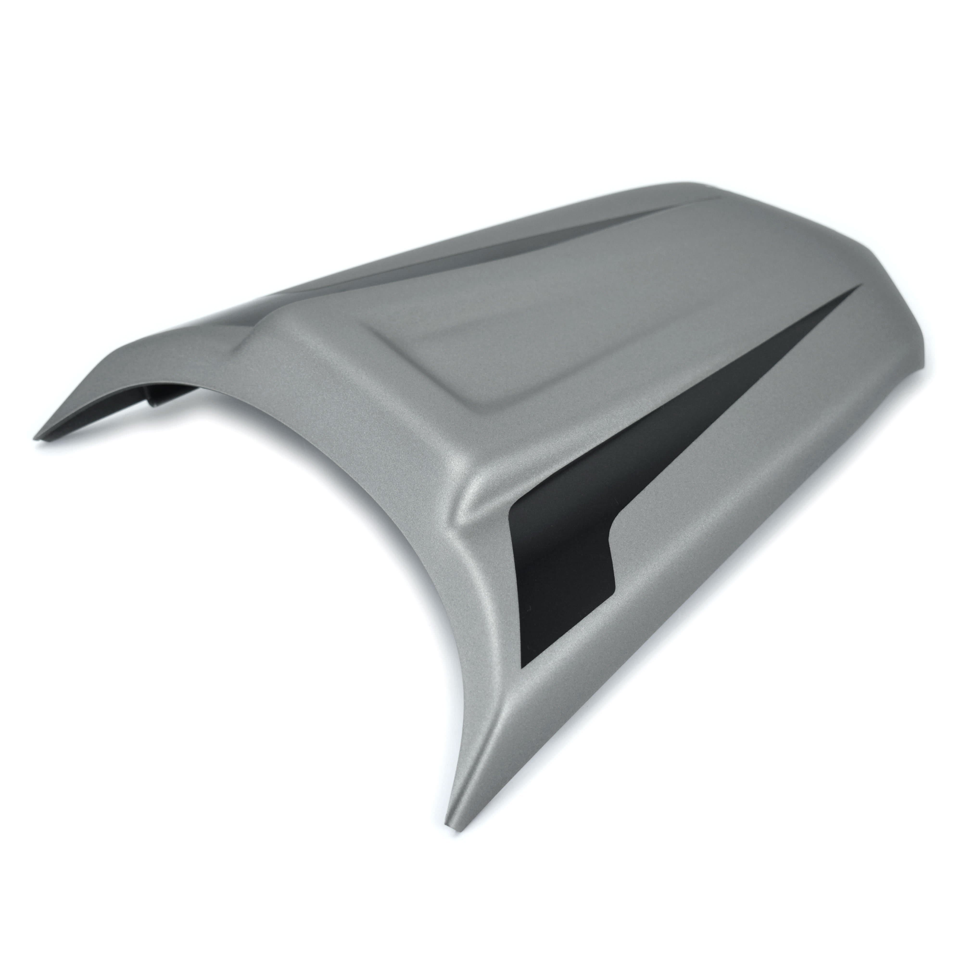 Ermax Seat Cowl | Metallic Grey/Metallic Black (Raw Titanium/Spark Black) | Kawasaki Z 650 2017>2017 - Shop name