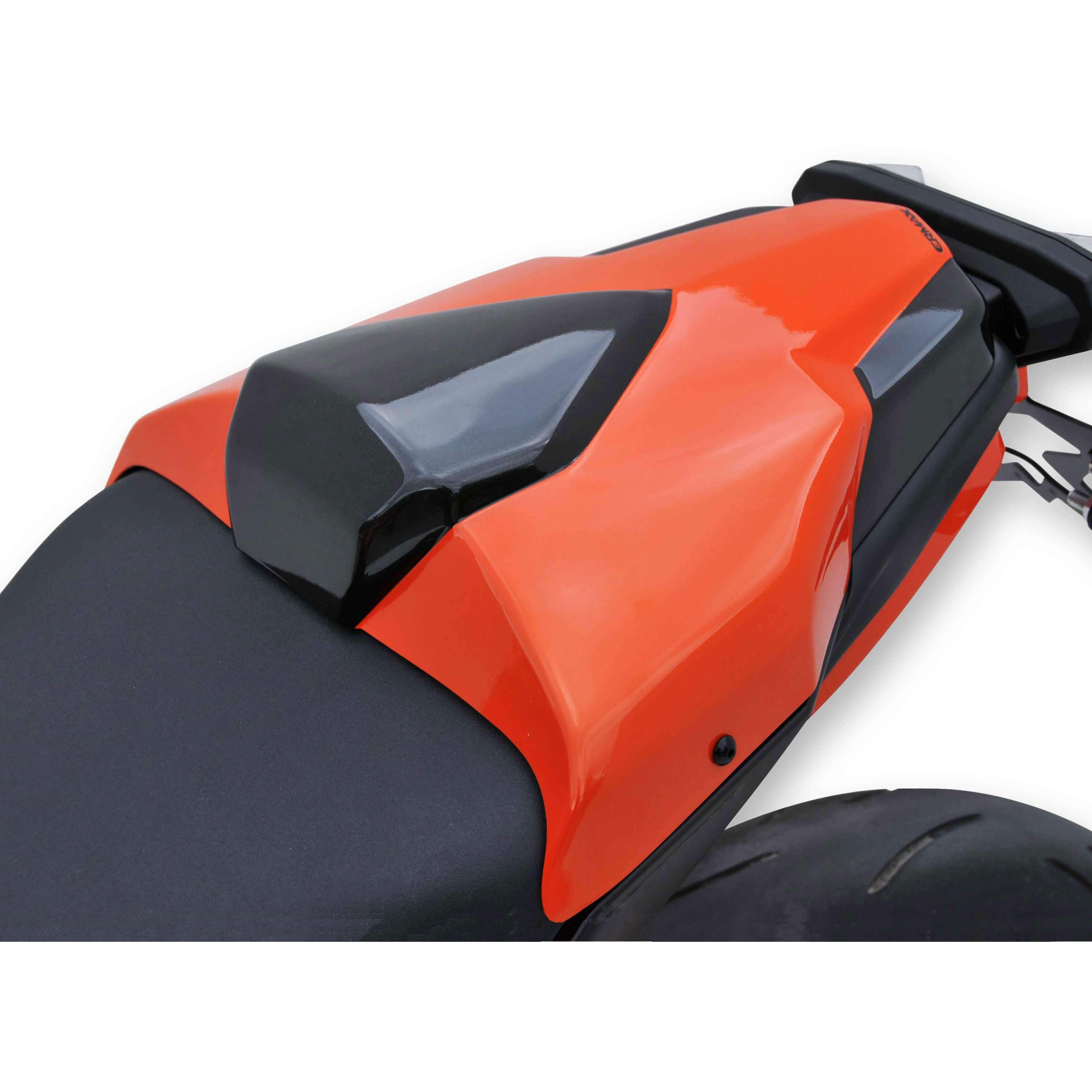 Ermax Seat Cowl | Metallic Orange/Gloss Black (Blazing Orange/NH1) | Yamaha MT-09 2014>2015 - Shop name