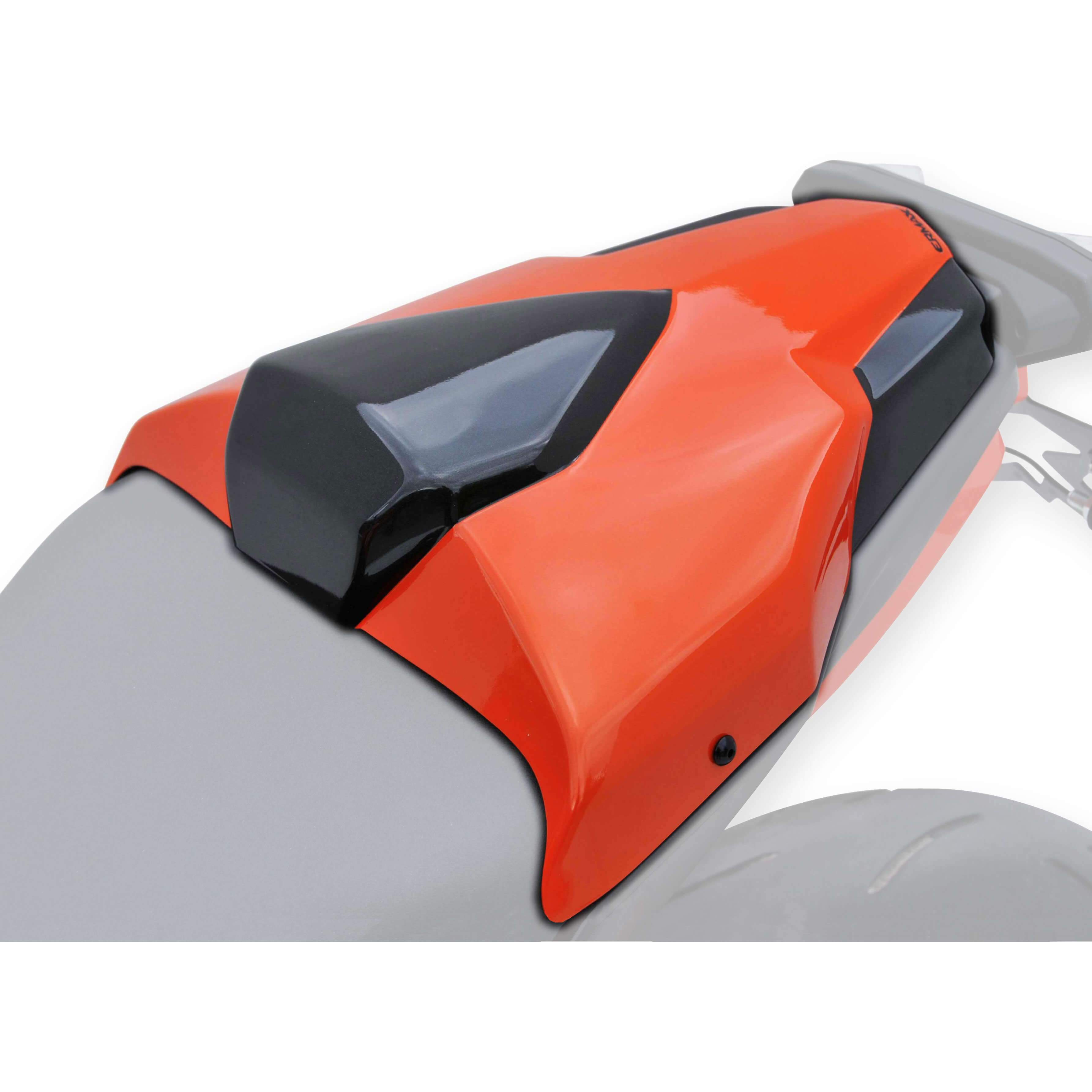 Ermax Seat Cowl | Metallic Orange/Gloss Black (Blazing Orange/NH1) | Yamaha MT-09 2014>2015 - Shop name
