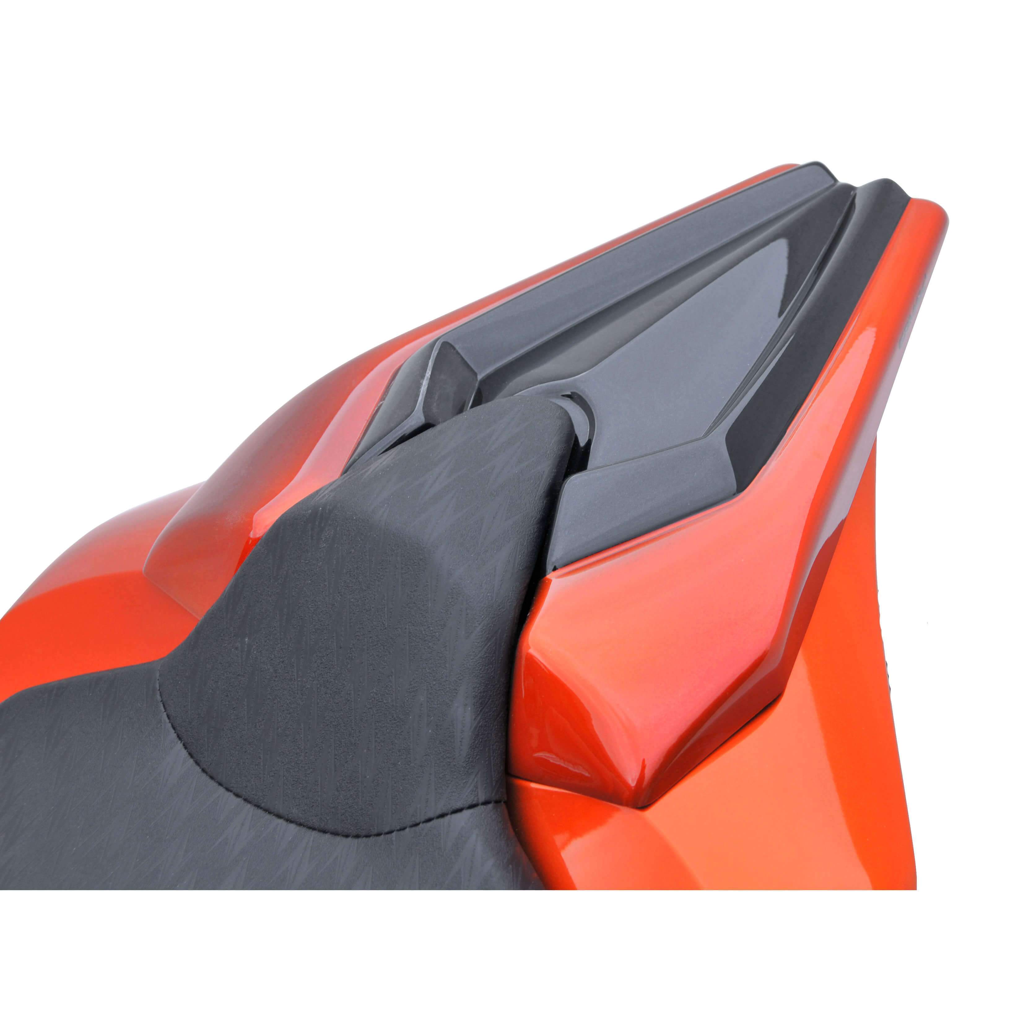 Ermax Seat Cowl | Metallic Orange/Metallic Black (Candy Burnt Orange/Spark Black) | Kawasaki Z 1000 2014>2014 - Shop name