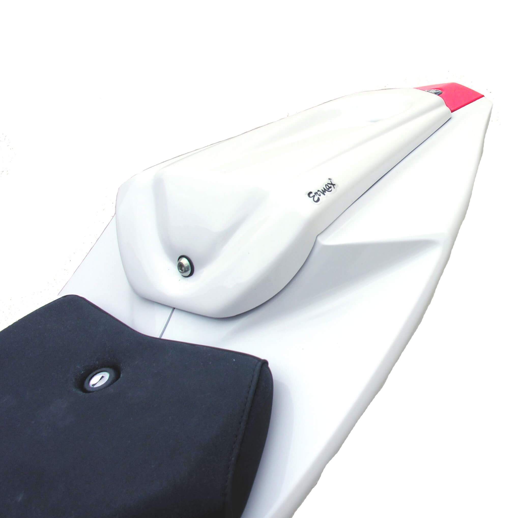 Ermax Seat Cowl | Metallic White (Bluish White Cocktail) | Yamaha YZF-125 R 2010>2011 - Shop name