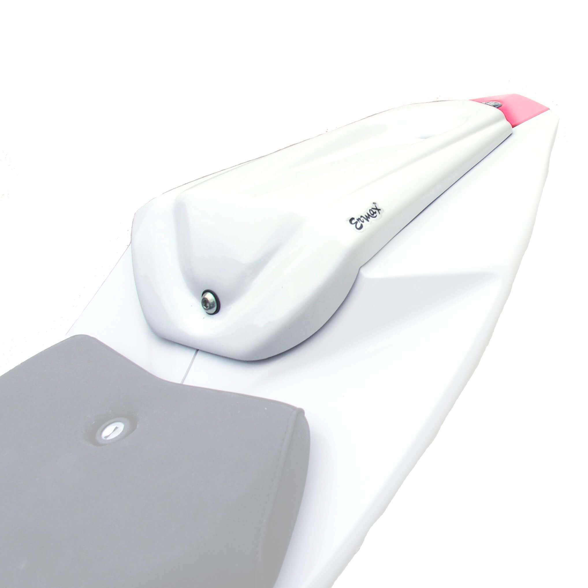 Ermax Seat Cowl | Metallic White (Bluish White Cocktail) | Yamaha YZF-125 R 2010>2011 - Shop name