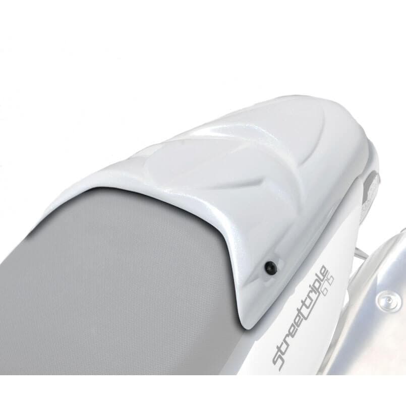 Ermax Seat Cowl | Metallic White (Crystal White) | Triumph Street Triple 675 R 2012>2012 - Shop name